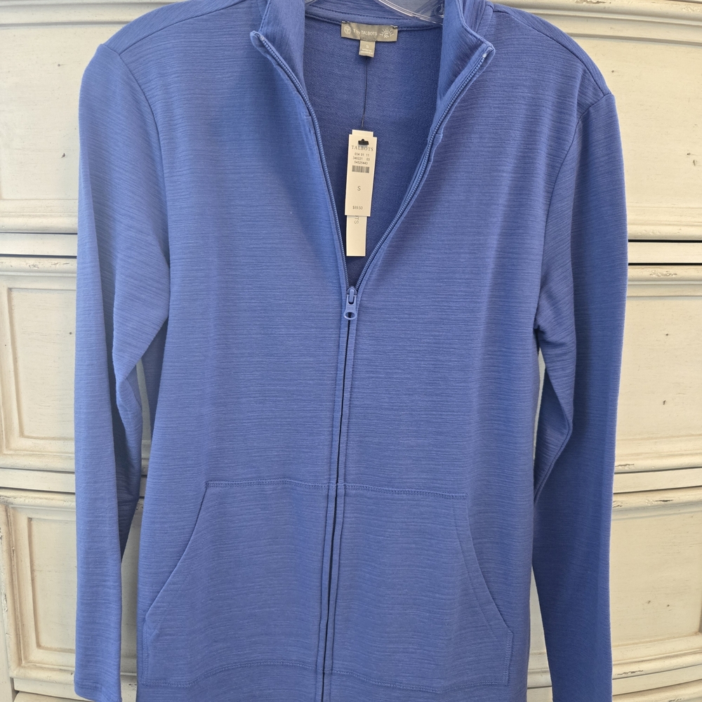 Talbots Royal Blue Zip-Up Jacket